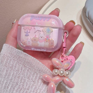 Sang trọng Tai nghe bluetooth trường hợp không dây với Vòng tay đính hạt AirPods trường hợp tai nghe trường hợp tương thích cho AirPods 1/2/3/Pro Earbuds Headse AirPods Pro bao gồm