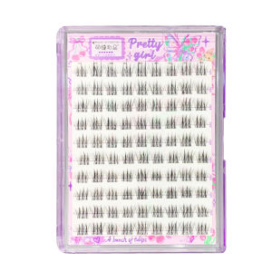 MENGJIESHANGPIN | Butterfly Oxygen Sweet Summer Adhesive-free Baby-bend Pearl Maiden False Eyelashes