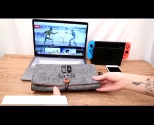 Felt Shockproof Multifunction Storage Bag for Nintendo Switch Gameing Console Portable Protective Cover Case for Switch Lite