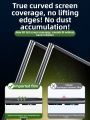YANCHEN | Imported Film Full Adhesion Tempered Glass Screen Protector Anti-drop Soft. 