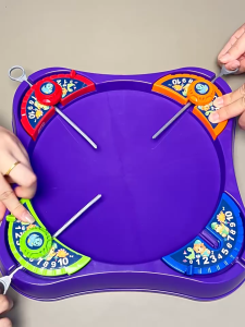 Battle Gyro Disc Toys Pull Line Spinning Top Gyro Board Game Parent-Child Interaction Toys Mainan