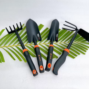 Bộ Dụng cụ làm vườn Cao cấp đa năng Kapusi 4 Món Gồm 1 Cuốc 1 Xẻng to  1 Cào 1 Xẻng nhỏ