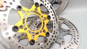 จานดิสแต่ง ลายสายฟ้า แต่งสวยงาม WAVE110iทุกปี WAVE125-iวาฬทุกปี PCX MSX 220mm หนา 4mm