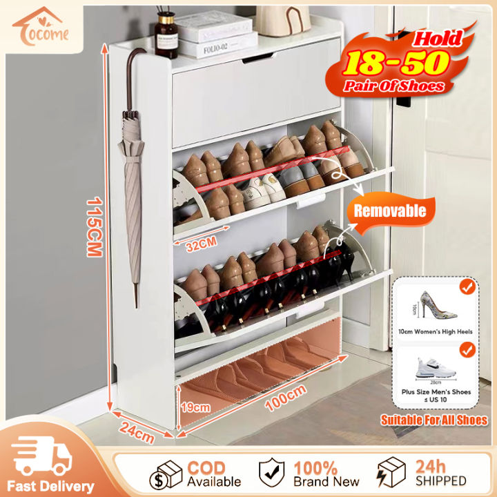 【Ready To Ship】Shoe Organizer On Sale Flip Deign Shoe Organizer