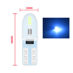 KEVANLY | 10 Chiếc T5 W3W 3014 2SMD Bóng Đèn LED Silicon Siêu Sáng Nội Thất Ô Tô Bảng Điều Khiển Nhạc Cụ Đèn Tự Động Bên Nêm Ánh Sáng 12V