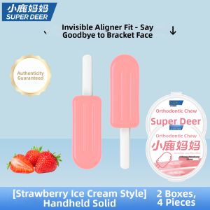 Invisible Orthodontic Bite Gel Stick Teething Toy for Kids Dental Health Silicone Teether Training Teeth Aligner Mommy Invention