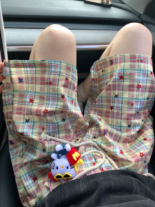 Quần Short Kẻ Caro Nam Mùa Hè Mỏng Phong Cách Mỹ Quần Dài Năm Điểm Quần Thể Thao Thường Ngày Quần Dài Vừa Phải Quần Dài Thường Ngày