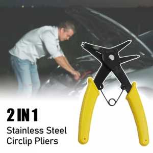 Tang Snap Ring 2 in 1 / Tang Snap Ring Lurus Buka Tutup 2 Fungsi Multifungsi Serbaguna / Snap Ring Circlip Sirclip Pliers Perkakas Alat Pertukangan Tukang Reparasi Perbengkelan Bengkel
