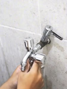 ACEBEST Set Shower Lengkap Tinggal Pasang Hand Shower Set Lengkap Selang Kran HS-73 + JS-20 Lengkap