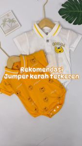 Jumper Baju Bayi Korea Style Kerah Polo