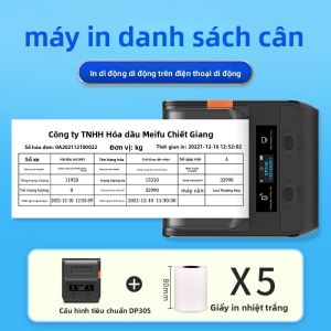 DTPrinter | Máy In Vé Bluetooth Mini Di Động