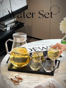 Cup suit Household Living Room Glass Hospitality Water Cup Tea Cup Set