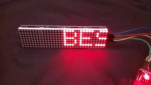 BLUETOOTH SCROLLING TEXT LED MATRIX with ARDUINO and HC-05 WIRELESS MODULE