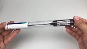 Food Thermometer Instant Read Digital Meat Thermometer Digital Cooking Thermometer TemperatureWith Probe For MeatfoodBBQsteakgrill And Liquids oil