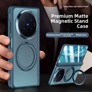 YILONG | Matt Touch All-in-One Shell for Foldable Phone Magnetic Bracket Metal Lens Frame Premium Business Protection