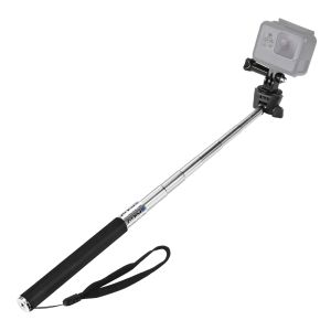 PULUZ 22.5-80cm Extendable Handheld Selfie Monopod for GoPro Hero12 Black Hero11 10 9 8/ Insta360 Ace Ace Pro/ DJI Osmo Action 4