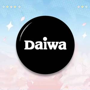Fashion D-Daiwa Fishing 58mm Cute Series Pins Funny Badge Interesting Cartoon Animals Brooches Backpack Clothes Gift Accessory