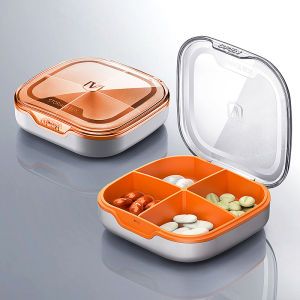 GOLDLONSEN | Portable Weekly Pill Box Large Capacity