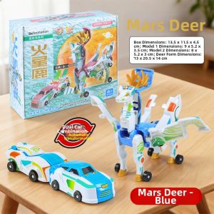 Deformable Toy Silver Wing Dragon 2-in-1 Transform
