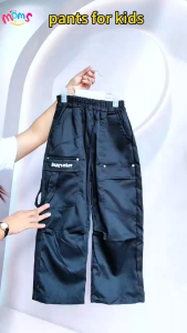 Kids Boys Cargo Pants New Korean Style Multi Pocket Trendy Outfit Baggy Loose Pants for Boys 5-14 Years Old