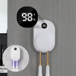 Tooth Brush Holder Toothbrush Sterilizer Wall-Mounted Toothbrush Holder Uv High Effective Fungus Portable Bathroom Accessories