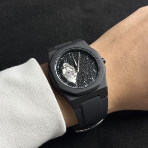 Top luxury Mens Arabic Numeral Watch Mens Business Quartz Watch Silicone Strap 3ATM Waterproof Analog Mechanical Watch