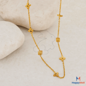 HappyRabbit - Kalung Wanita Elegan | Titanium Steel 18K Vacuum Plated Anti Karat | HR11003