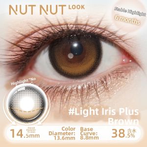 NUTNUT LOOK | Light Enhancing Sturdy Reflective Colored Contacts