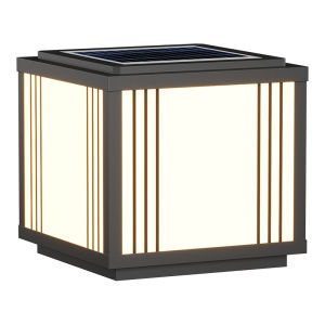 VINCAN | Solar & Plug-in Powered Pillar Top Light