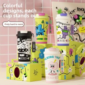 Cute Stainless Steel Thermal Cup Dual-use