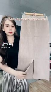 Chân Váy Len Dáng Dài Cạp Chun Có Mác Dầy Hàng Đẹp - LCXV79