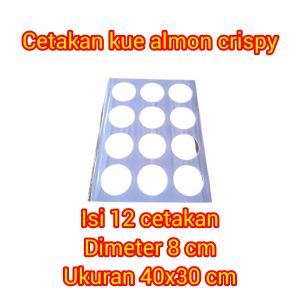 cetakan kue almond kerispy
