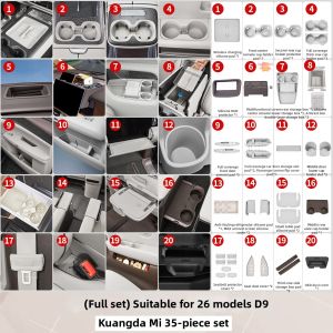 XIAOSU | Multipurpose Center Console Storage Box