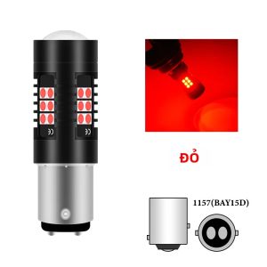 Đèn Hậu LED KEVANLY 2 Chiếc 1157 BAY15D P21/5W BA15S 1156 Xi Nhan Báo Rẽ Đèn Lùi Ô Tô 12V Siêu Sáng Đỏ Trắng Vàng
