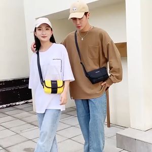 Enc Fashion กระเป๋าสะพายข้าง กระเป๋าสะพายไหล่ - สำหรับผู้ชาย, ผู้หญิง ผลิตจาก ผ้าโพลี, น้ำหนักเบา, แข็งแรง ทนทาน