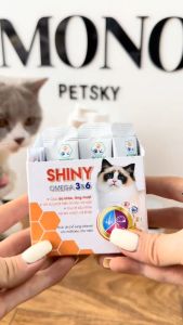 Dầu Cá Hồi Bossen Cho Chó Mèo Giúp Dưỡng Lông Bổ Não Dạng Gói Nhỏ Tiện Lợi 4ml