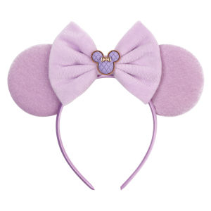 Disney | 1pc Sweet Disney Princess Hairband Fashion Solid Color Minnie Mouse Ear Headband Holiday Party Theme Park Hair Accessories Gifts