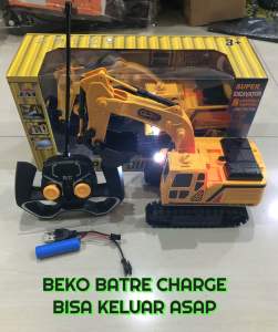 Mainan Mobil Beko Remote anak BATRE CAS