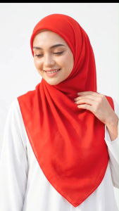 Bawal Cotton Plain Bidang 45 Premium | Tudung Bawal Muslimah Lembut Sejuk & Mudah Bentuk