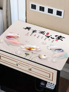 High Definition Print PVC Tablecloth Tea Set Cover Cloth Waterproof Oilproof Non-washable Kitchen Home Decor Table Mat