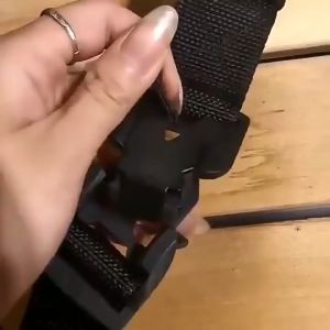 SILVER KNIGHT Tactical Magnetic Quick Release Belt Metal Buckle High Strength Nylon