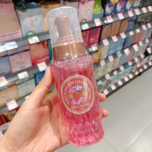 Spot Taiwan Yawen Beiyou Rose Amino Acid Wash Off Cleansing Mousse 250ml Deep Cleansing Whitening Moisturizing