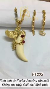 Dây chuyền Nam Mặt Nanh Ngựa V1205 Cao Cấp Sang Trọng