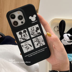 Cartoon Mickey Mouse Phone Case Full Cover for 16Pro Max New Model 14 Women 13 Sweet Sister Mate60 Huawei P70 Korea Japan 13Pro Simple 11 Soft Shell 12 All Inclusive 15Plus