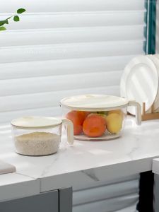 Large Capacity Transparent Multi-functional Leak-proof Plastic Washing Basket