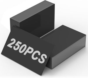 Laser Engraving Blanks 250pcs Black Aluminum Alloy Sheets for CNC Engraving Laser Crafting Multipurpose Metal Business Cards