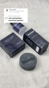 BROMEN Bundle 2 pcs Brightening Soap - Sabun Cuci Muka Pemutih Pria (FREE SOAPCASE)