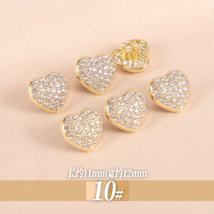 High-End Metal Pearl round Shirt Buttons Elegant Small Fragrance Style Premium Quality Top Buttons for Womens Clothing