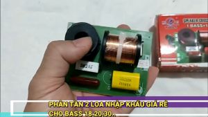 Mạch phân tần 2 loa YL 1 bass 1 treble nhập khẩu dùng cho câc bass 202530..Giá 1 mạch.