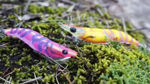 Kingdom Squid Bait Artificial Jigging Lures 1.8# 2.2# Slow Sinking Squid Hooks Sea Fishing Octopus Cuttlefish Luminous EGI